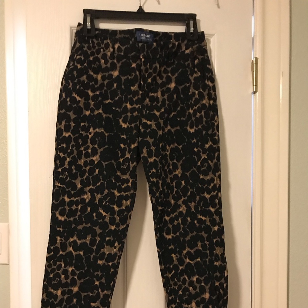 Leopard print pants